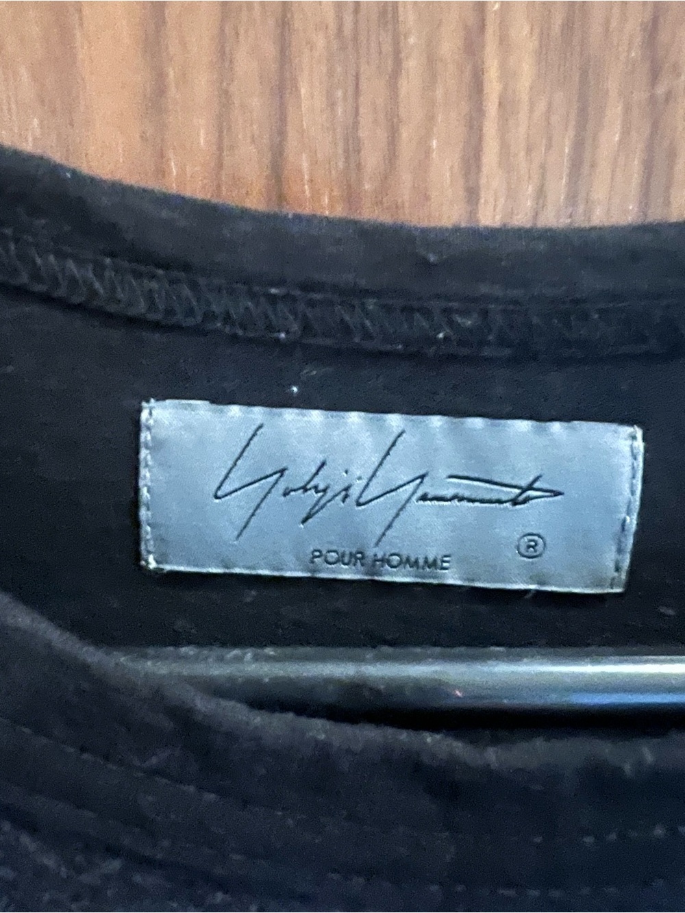 Yohji Yamamoto Black Long-Sleeve Shirt with Hat Portrait Graphic - Picture 3 of 5